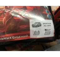 Автомобильные чехлы комбинированные Kia Sportage 10- (Союз-Авто)