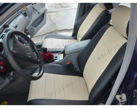 Автомобильные чехлы из экокожи Mercedes E W210 95-02 (Союз-Авто)