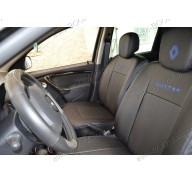 Автомобильные чехлы из экокожи Renault Duster 10- цельная (Союз-Авто)