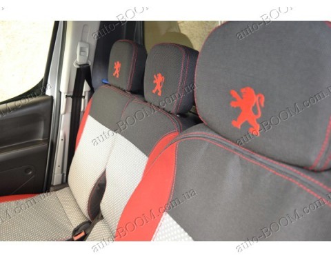 Автомобильные чехлы тканевые Citroen Berlingo 08- (Союз-Авто)