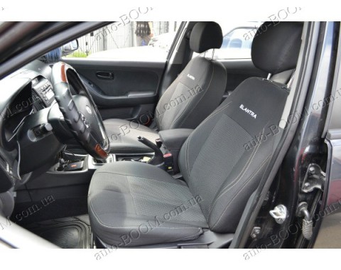 Автомобильные чехлы тканевые Hyundai Elantra 5 10- (Союз-Авто)