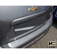 Накладка на бампер Chevrolet Aveo 3 12- хетчбек 5дверей (NataNiko)