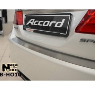 Накладка на бампер Honda Accord 9 13- (NataNiko)