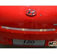 Накладка на бампер Hyundai i20 08- (NataNiko)