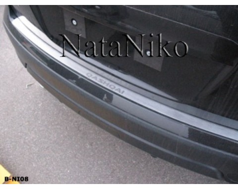 Накладка на бампер Nissan Qashqai 06-14 (NataNiko)