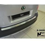 Накладка на бампер Skoda Yeti 09- (NataNiko)