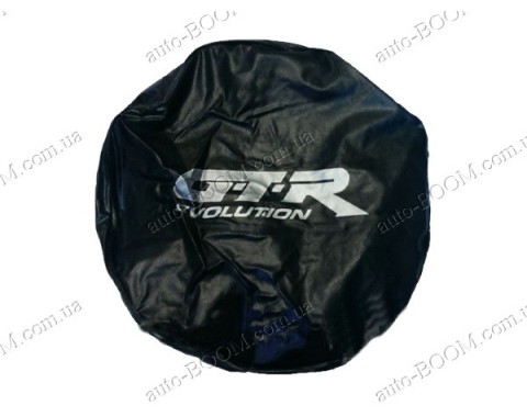 Чехол на запасное колесо R15 кожзам (GTR)