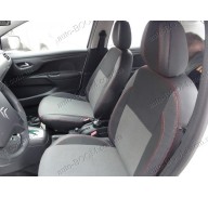 Чехлы на сиденья автомобиля Citroen C-Elysee 12- (MW Brothers премиум)