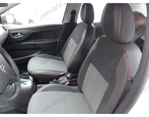 Чехлы на сиденья автомобиля Citroen C-Elysee 12- (MW Brothers премиум)