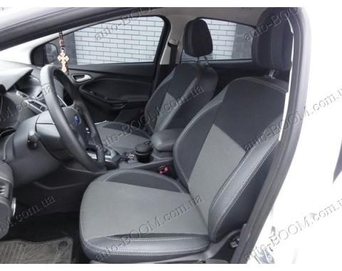 Чехлы на сиденья автомобиля Ford Focus 3 11- (MW Brothers премиум)