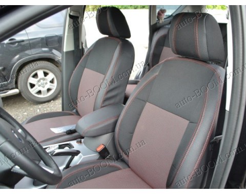 Чехлы на сиденья автомобиля Ford Kuga 08-12 (MW Brothers премиум)