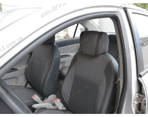 Чехлы на сиденья автомобиля Hyundai Accent 3 06-10 (MW Brothers премиум)