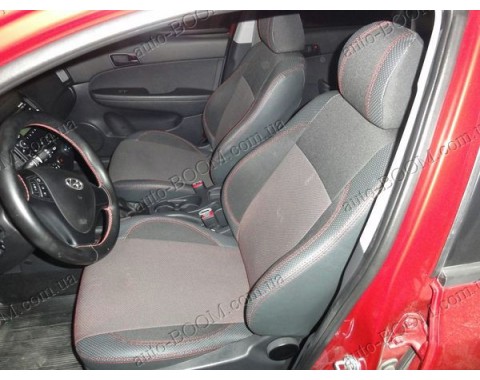 Чехлы на сиденья автомобиля Hyundai i30 07-12 (MW Brothers премиум)