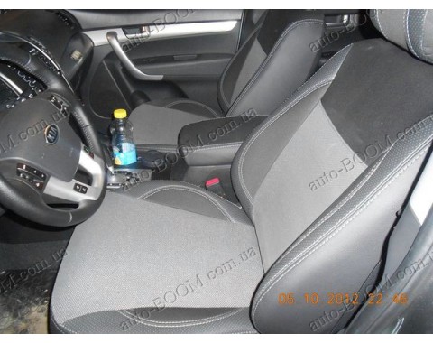 Чехлы на сиденья автомобиля Kia Sorento 2 09- (MW Brothers премиум)