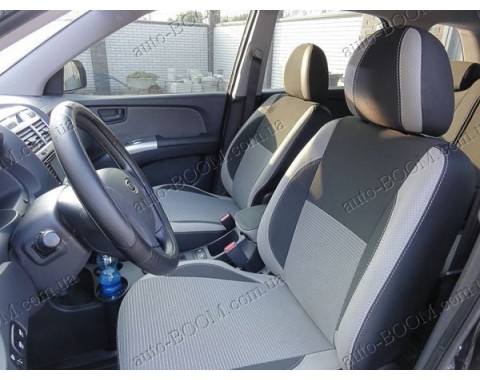 Чехлы на сиденья автомобиля Kia Sportage 04-10 (MW Brothers премиум)