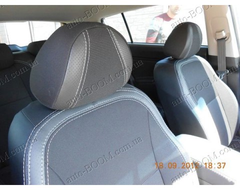 Чехлы на сиденья автомобиля Kia Sportage 10- (MW Brothers премиум)