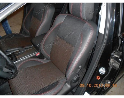 Чехлы на сиденья автомобиля Mazda 6 07-12 (MW Brothers премиум)