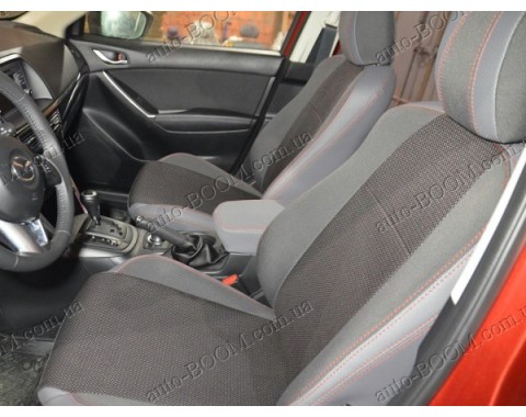 Чехлы на сиденья автомобиля Mazda CX-5 12- (MW Brothers премиум)