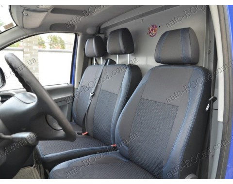 Чехлы на сиденья автомобиля Mercedes Vito 04-10 (1+2) (MW Brothers премиум)