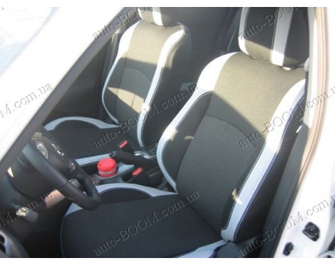 Чехлы на сиденья автомобиля Nissan Juke 10- (MW Brothers премиум)