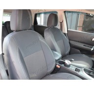 Чехлы на сиденья автомобиля Nissan Qashqai 06- (MW Brothers премиум)