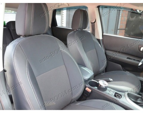 Чехлы на сиденья автомобиля Nissan Qashqai 06- (MW Brothers премиум)