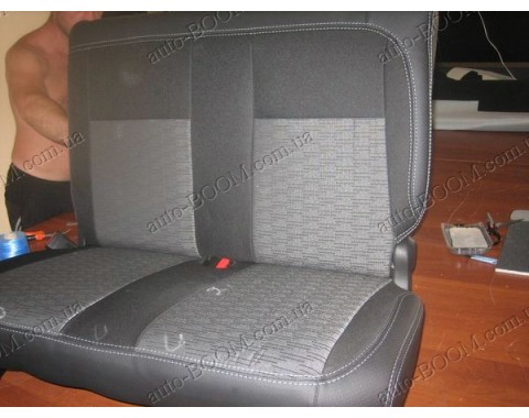 Чехлы на сиденья автомобиля Peugeot Partner 08- (MW Brothers премиум)