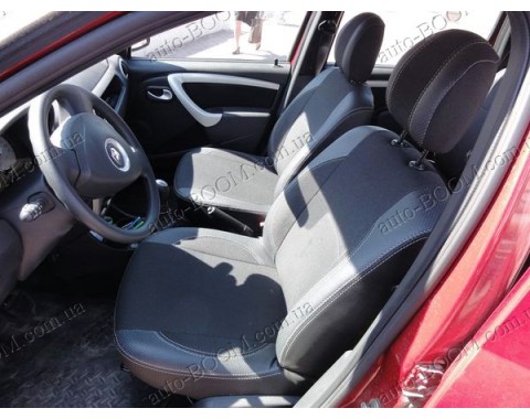 Чехлы на сиденья автомобиля Renault Logan MCV 06-13 5мест цельный диван (MW Brothers премиум)