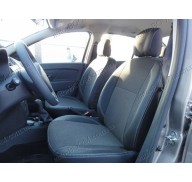 Чехлы на сиденья автомобиля Renault Logan 2 13- цельный диван (MW Brothers премиум)