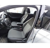 Чехлы на сиденья автомобиля Skoda Rapid 11- (MW Brothers премиум)