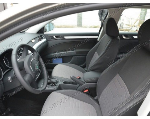 Чехлы на сиденья автомобиля Skoda Superb 08- ambient (MW Brothers премиум)