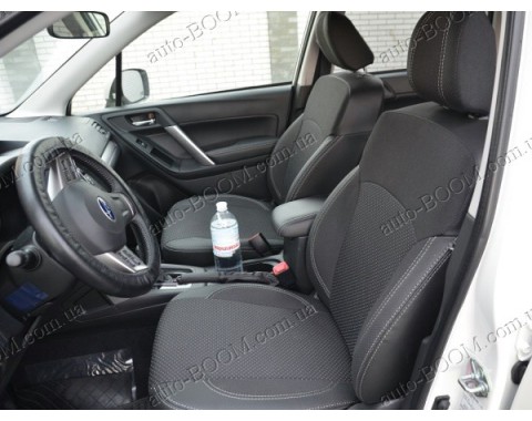 Чехлы на сиденья автомобиля Subaru Forester 4 13- (MW Brothers премиум)