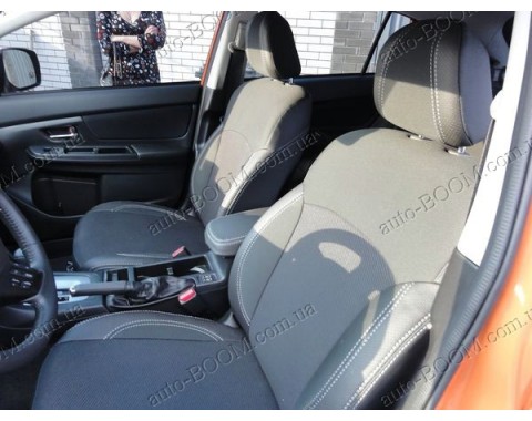 Чехлы на сиденья автомобиля Subaru XV 11- (MW Brothers премиум)