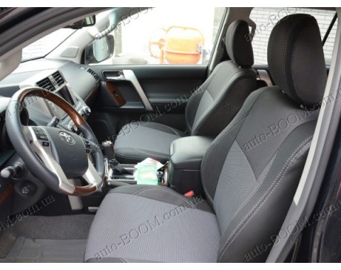 Чехлы на сиденья автомобиля Toyota Prado 150 09- (MW Brothers премиум)