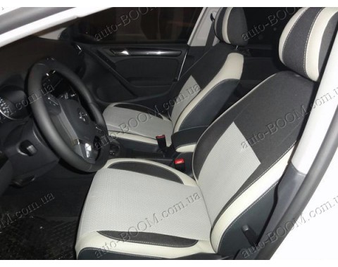 Чехлы на сиденья автомобиля VW Golf 6 08-13 (MW Brothers премиум)