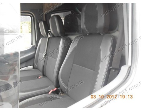 Чехлы на сиденья автомобиля VW LT 35 96-06 (1+2) (MW Brothers премиум)