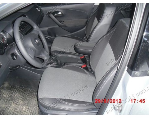 Чехлы на сиденья автомобиля VW Polo 5 09- (MW Brothers премиум)