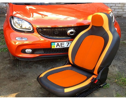 Чехлы на сиденья автомобиля Audi A4 B7 04-07 (Tuning Cobra цветные)