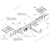 Фаркоп на Hyundai Accent 2 00-06