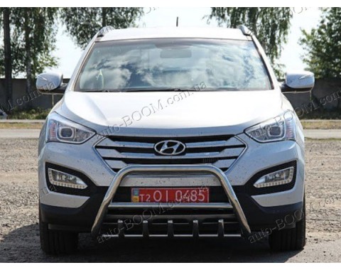 Кенгурятники на Hyundai Santa Fe 12- (st-line)