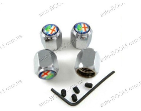 Колпачки на ниппель с логотипом Alfa Romeo 146 95-00 (Carmos)