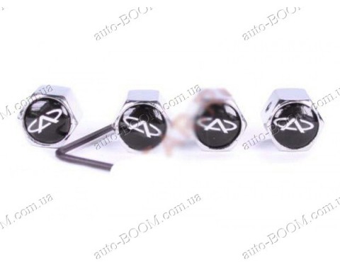 Колпачки на ниппель с логотипом Chery Tiggo 11- (Carmos)