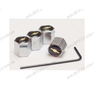 Колпачки на ниппель с логотипом Chevrolet Aveo 03-11 (Carmos)