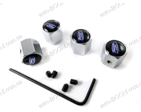 Колпачки на ниппель с логотипом Ford B-Max 12- (Carmos)