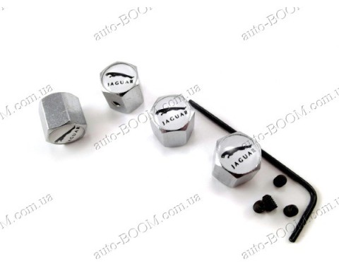 Колпачки на ниппель с логотипом Jaguar X-Type 01-09 (Carmos)