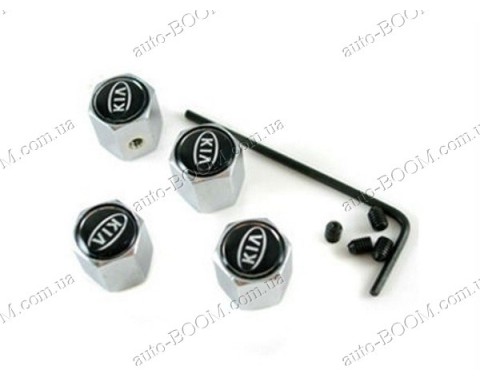 Колпачки на ниппель с логотипом Kia Carens 3 06-12 (Carmos)