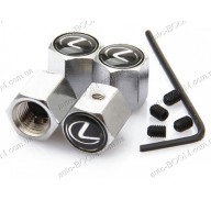 Колпачки на ниппель с логотипом Lexus IS 99-05 (Carmos)