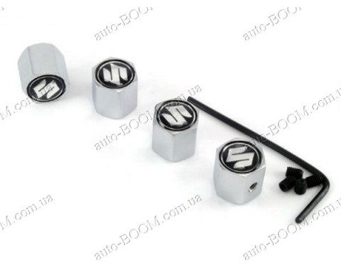 Колпачки на ниппель с логотипом Suzuki Vitara 88-97 (Carmos)