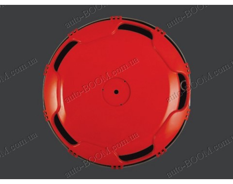 Колпаки на грузовик R22,5 Cagatay красные, задние Пластик