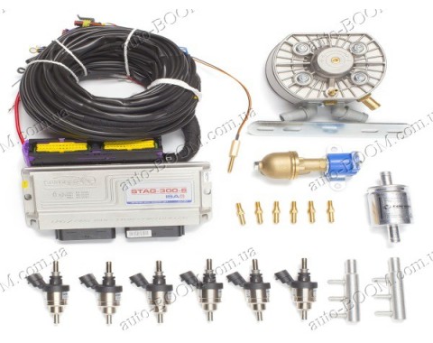 Комплект 4-го поколения Stag 300 ISA2 для 6-ти цилиндрового автомобиля